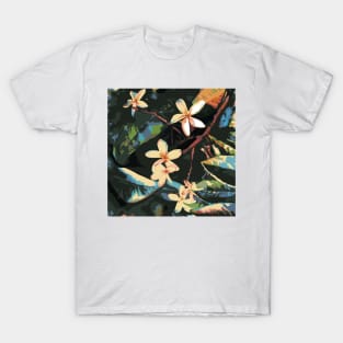 vintage tropical flowers T-Shirt